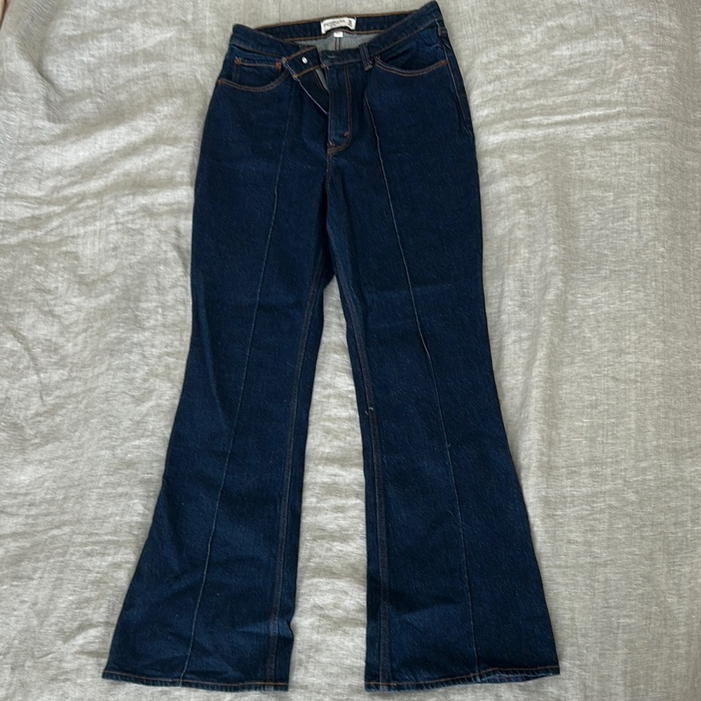 Chic Blue Flared Women Jeans Abercrombie & Fitch